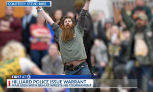 man seen with concealed carry handgun